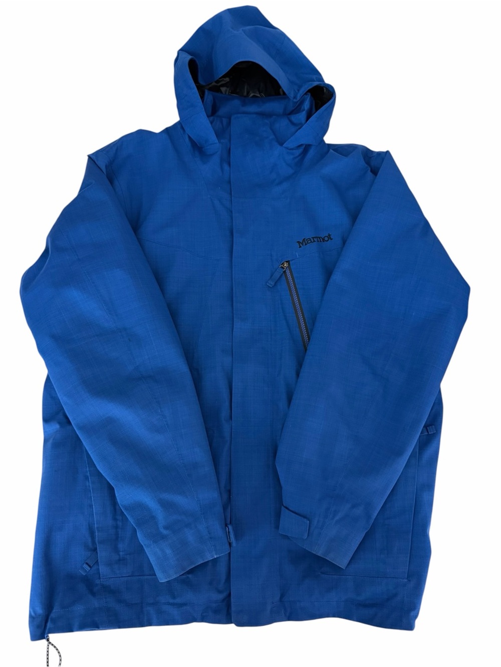 MARMOT Blue MemBrain Waterproof Insulated Hooded Ski Jacket size L